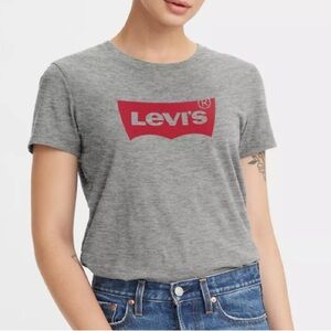 Levi's Perfect Tee in Grey Size Large